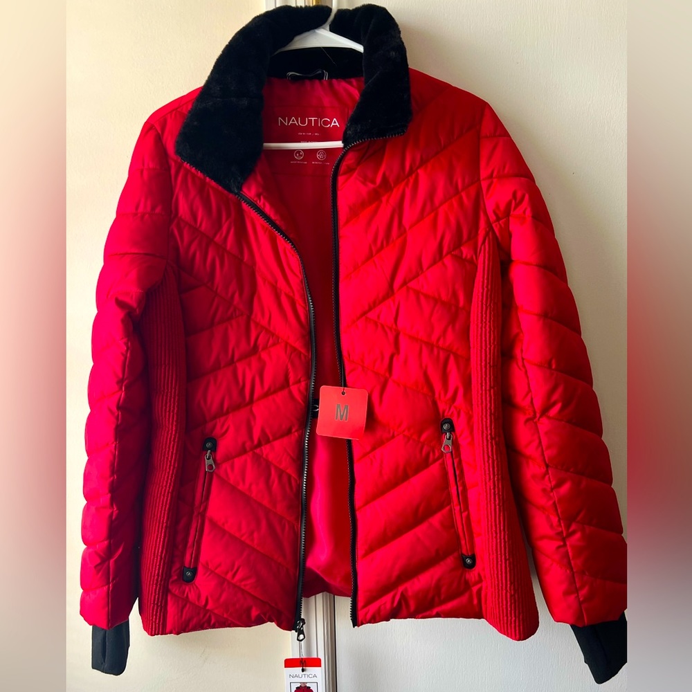Women’s Red Nautica coat